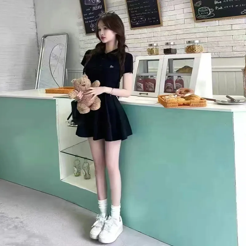 AINUOERMY Short Sleeved Dress Women's-31