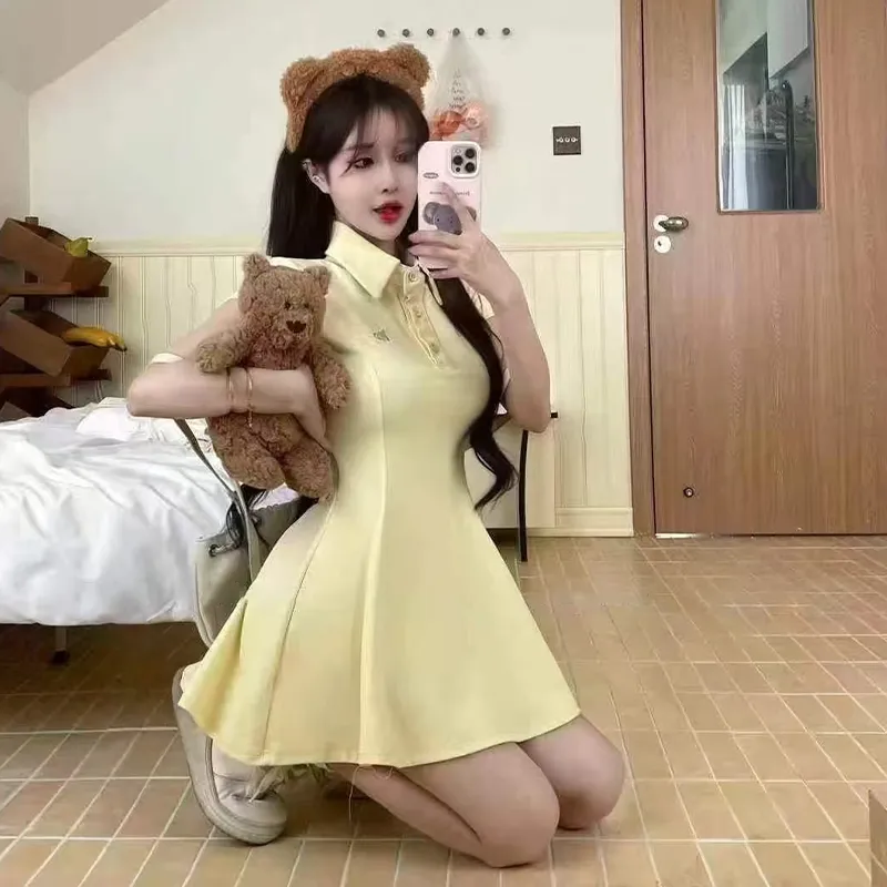 AINUOERMY Short Sleeved Dress Women's-7