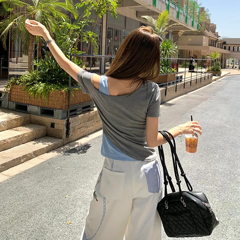 AINUOERMY Regular T Shirt Women's-19