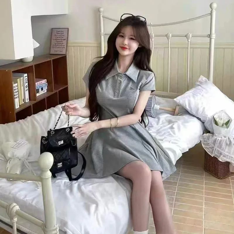 AINUOERMY Short Sleeved Dress Women's-59