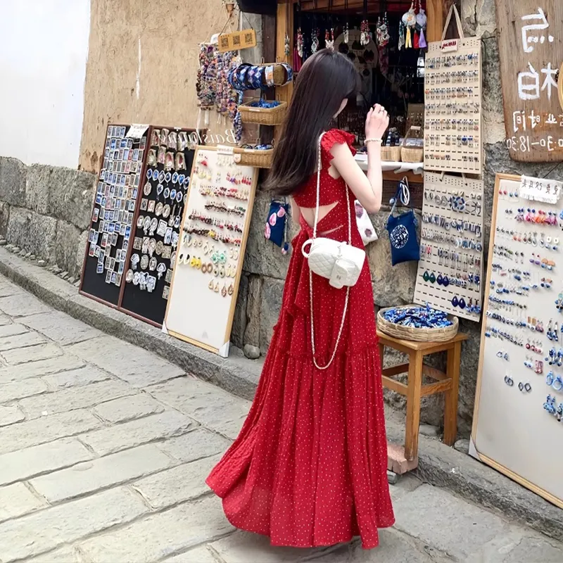 AINUOERMY Sleeveless Dress Women's-11