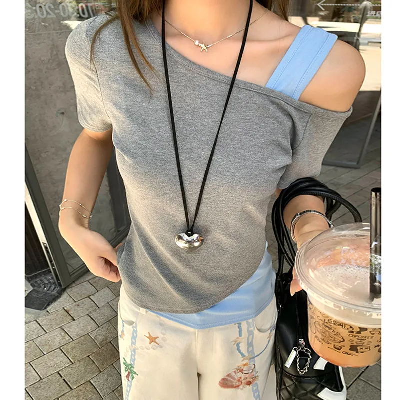 AINUOERMY Regular T Shirt Women's-21