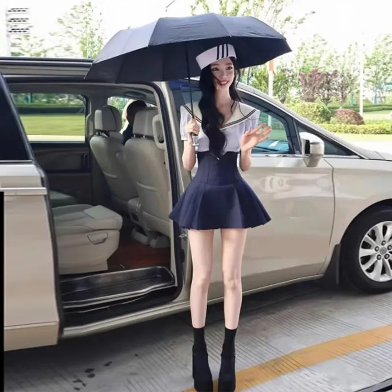 AINUOERMY Two Piece Skirt Sets Women's-3