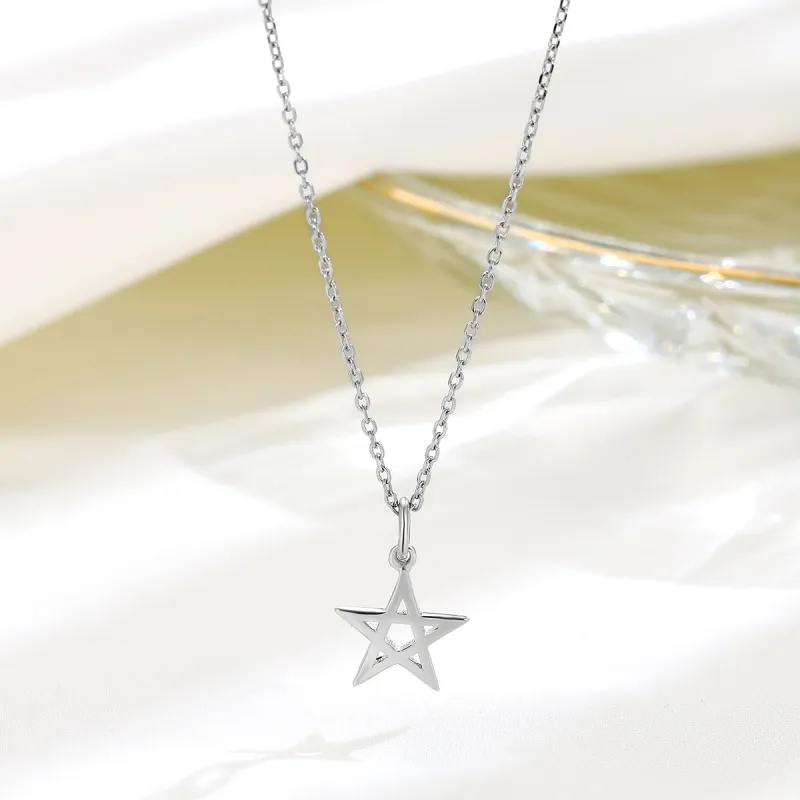 Hi There S925 Silver Necklaces Women's-3