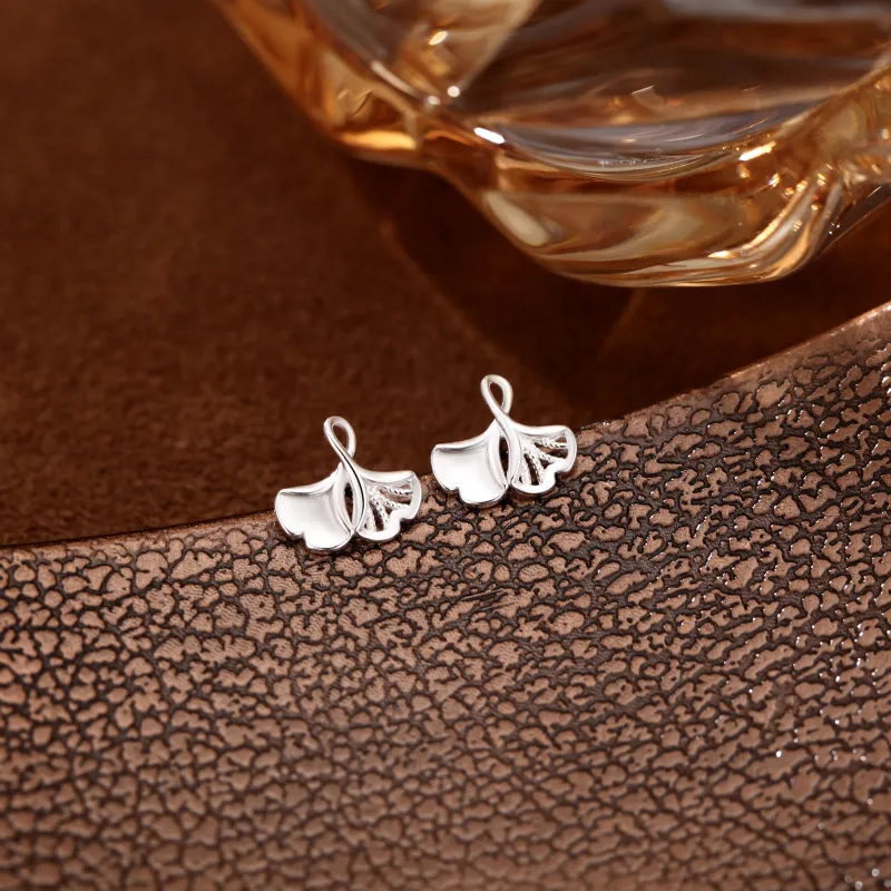 Hi There 999 Fine Silver Stud Earrings Women's-2