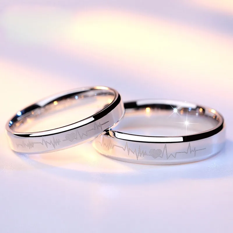 Hi There S925 Silver Rings Unisex-3