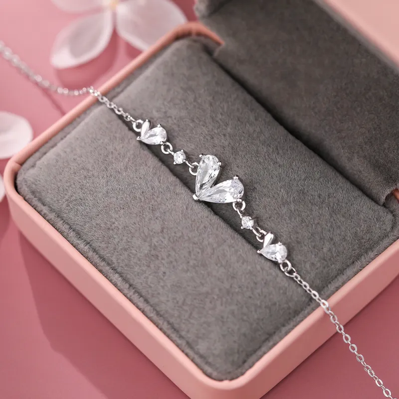 Hi There S999 Fine Silver Bracelets Women's-3