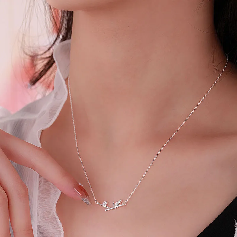 Hi There 999 Fine Silver Necklaces Women's-2