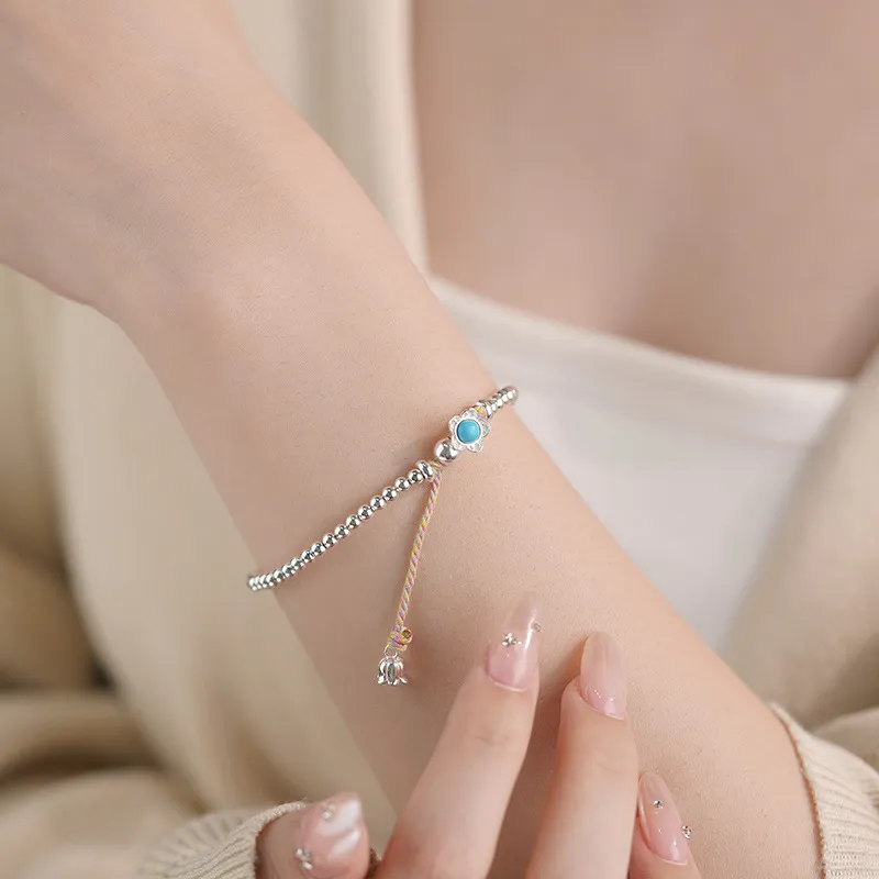 Hi There S999 Fine Silver Bracelets Women's-2