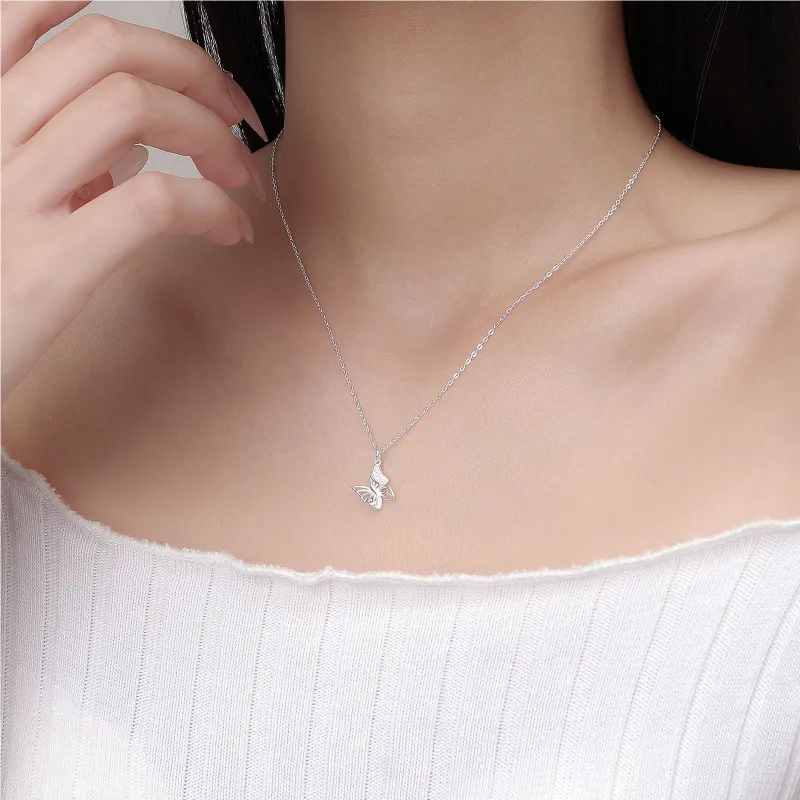 Hi There S999 Silver Necklaces Women's-3