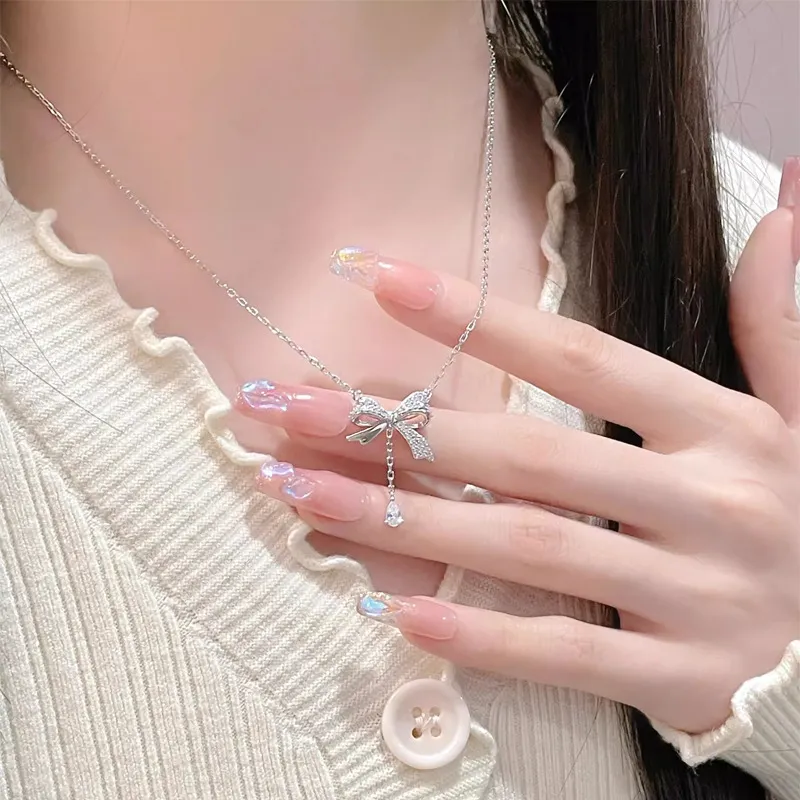 Hi There S999 Fine Silver Necklaces Women's-1
