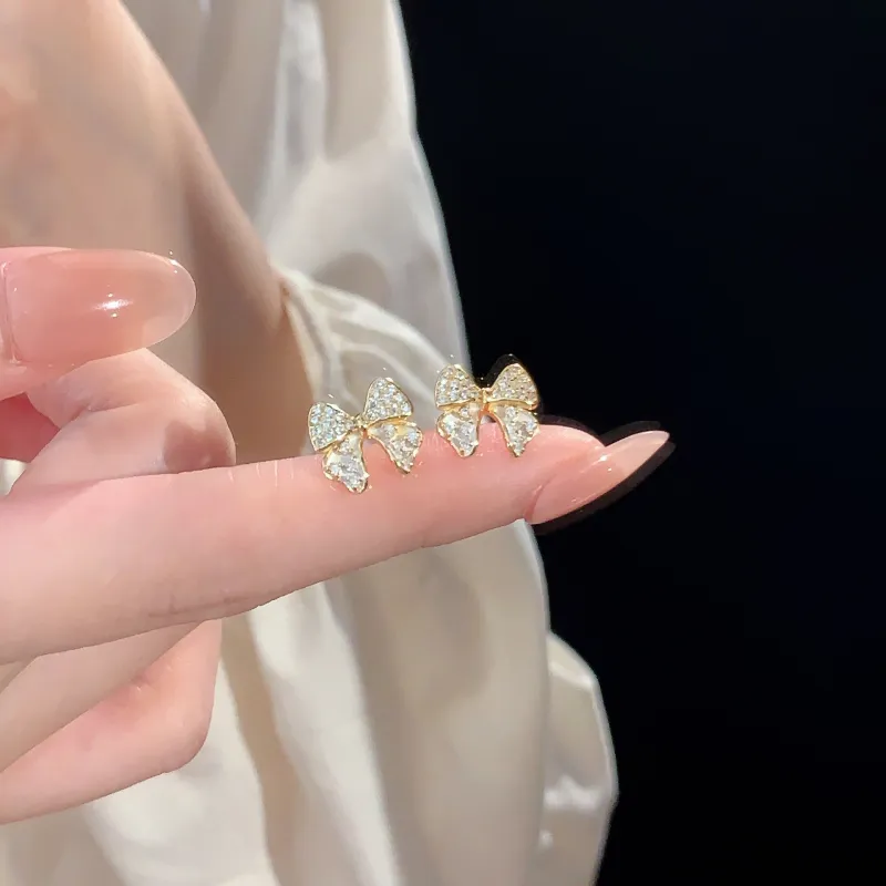 Hi There S925 Silver Stud Earrings Women's-3