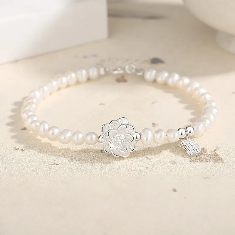 Hi There S999 Fine Silver Bracelets Women's-3