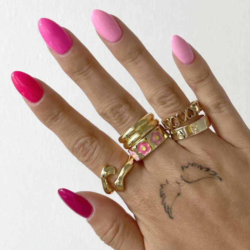 Hi There S925 Silver Rings Women's-3