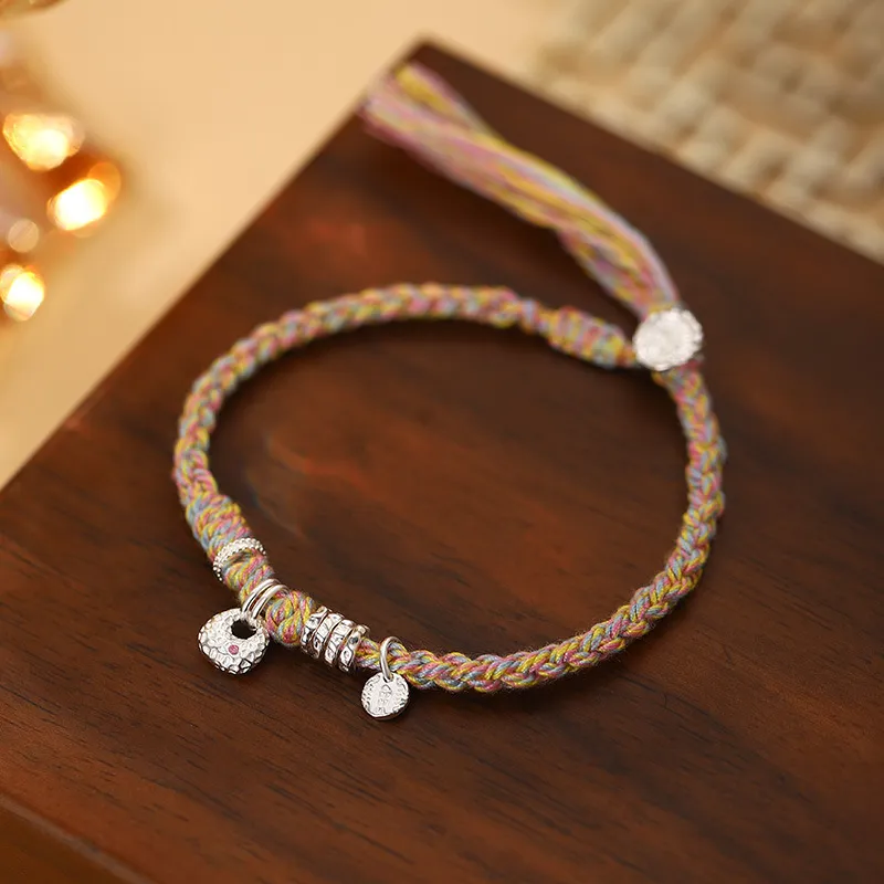 Hi There S999 Fine Silver Bracelets Women's-2