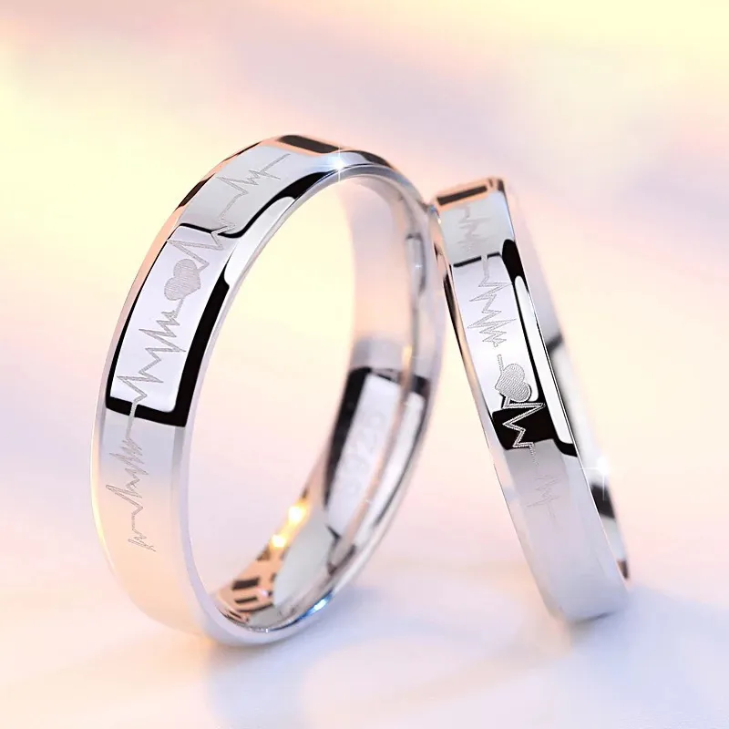 Hi There S925 Silver Rings Unisex-1