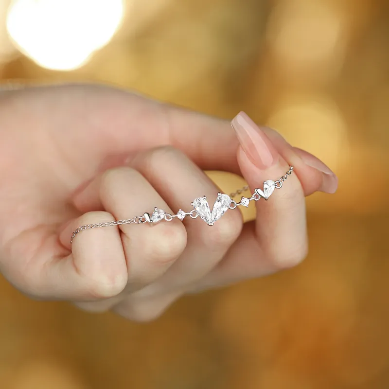 Hi There S999 Fine Silver Bracelets Women's-4