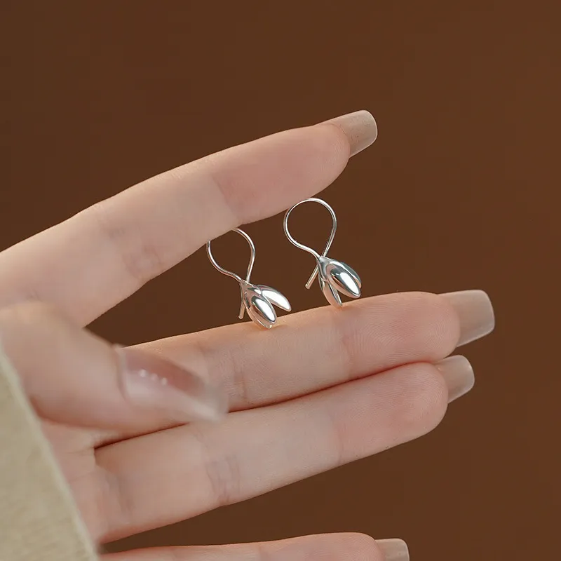 Hi There S999 Fine Silver Earrings Women's-2