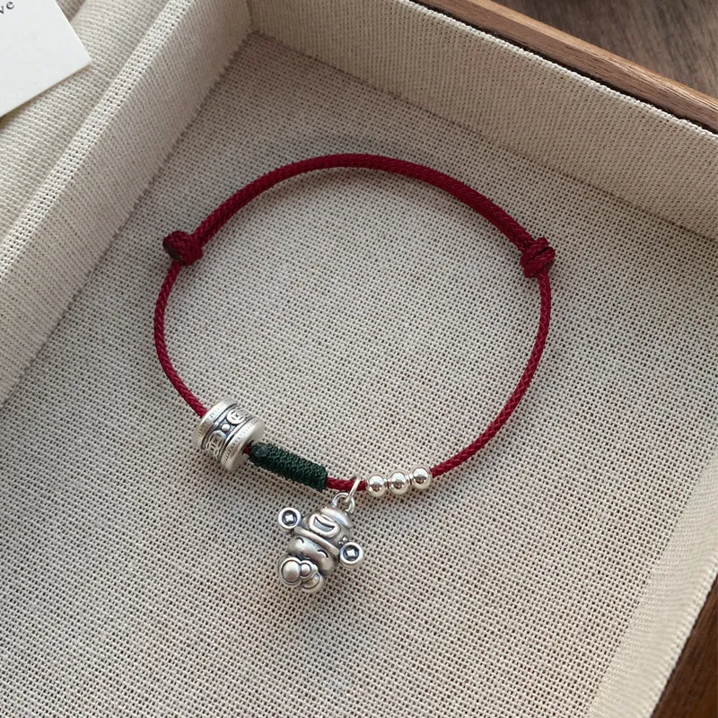 Hi There S999 Fine Silver Bracelets Women's-3