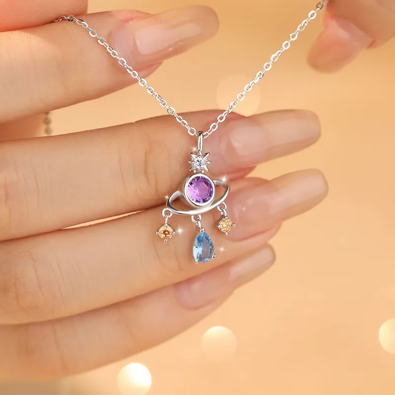 Hi There S925 Silver Necklaces Women's-1