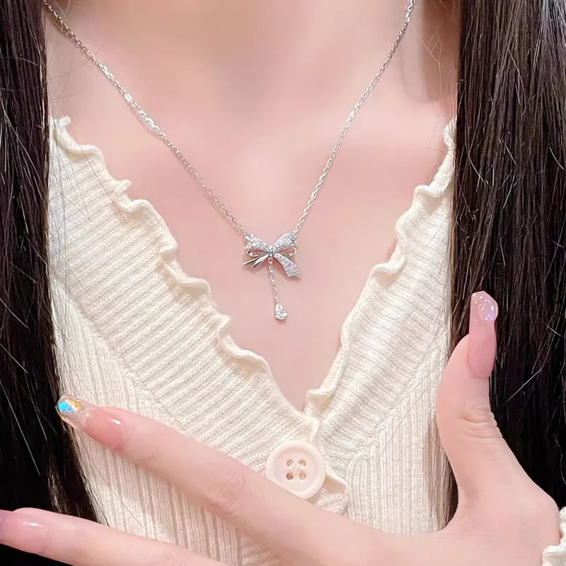 Hi There S999 Fine Silver Necklaces Women's-2