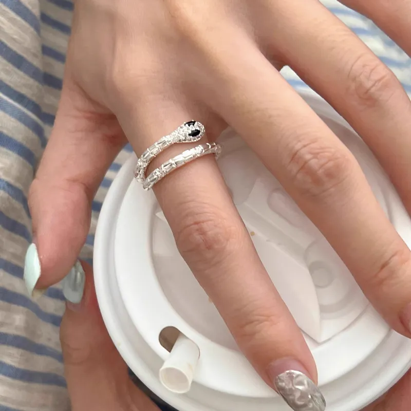 Hi There S925 Silver Rings Women's-4
