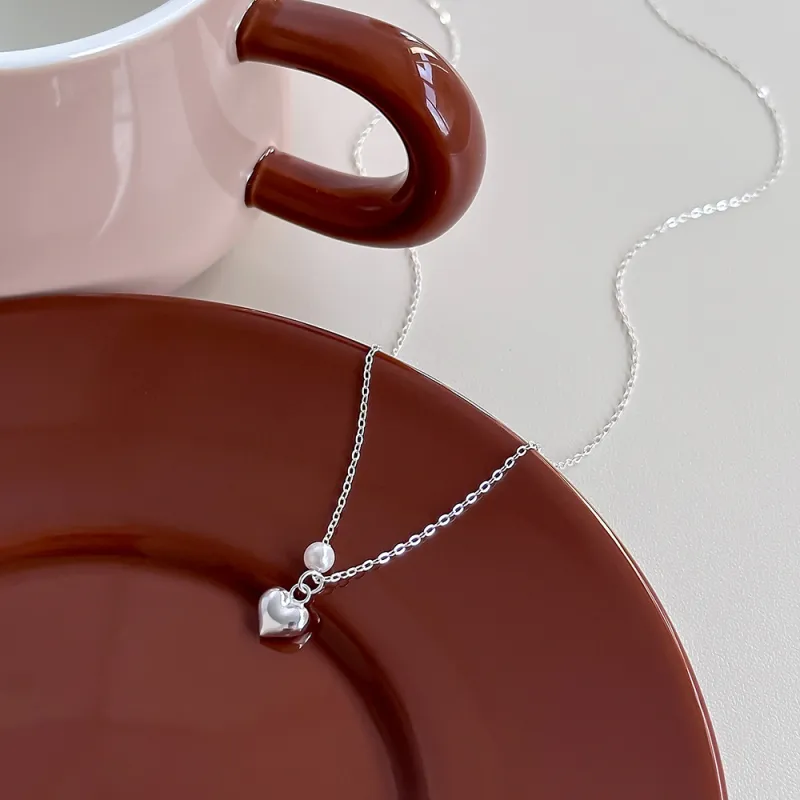 Hi There S925 Silver Necklaces Women's-2