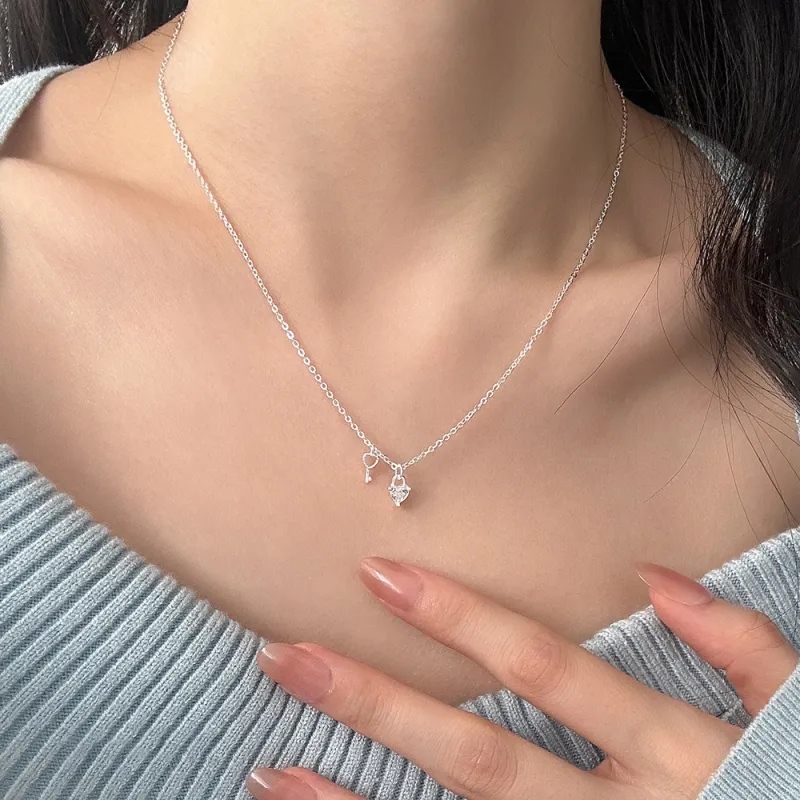 Hi There S999 Silver Necklaces Women's-2
