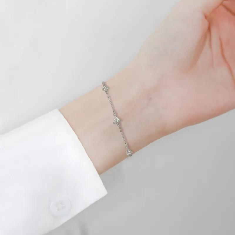 Hi There S9257 Silver Bracelets Women's-4