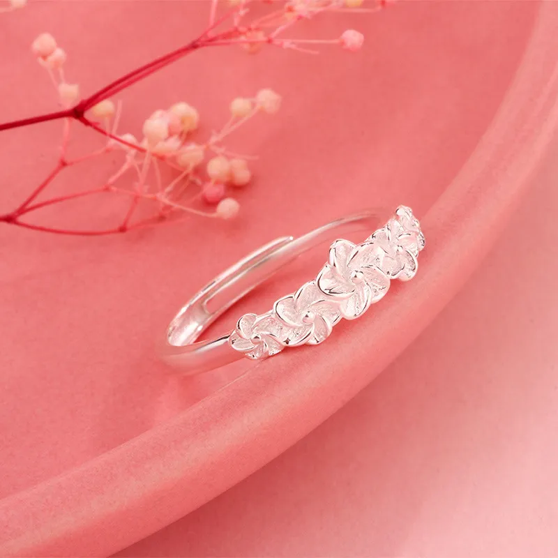 Hi There S 990 Silver Rings Women's-3