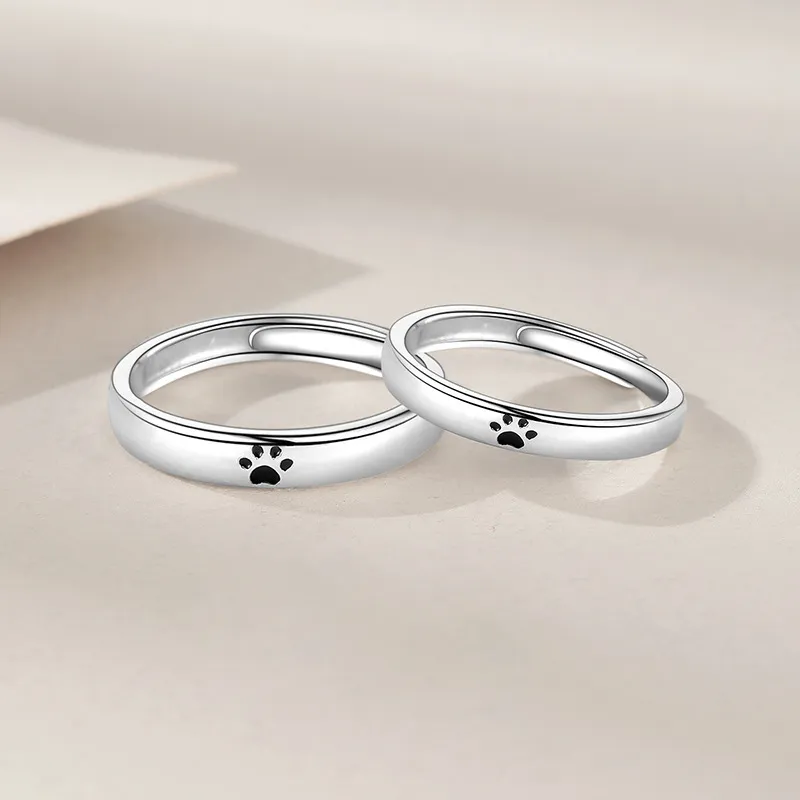 Hi There S999 Fine Silver Rings Unisex-1