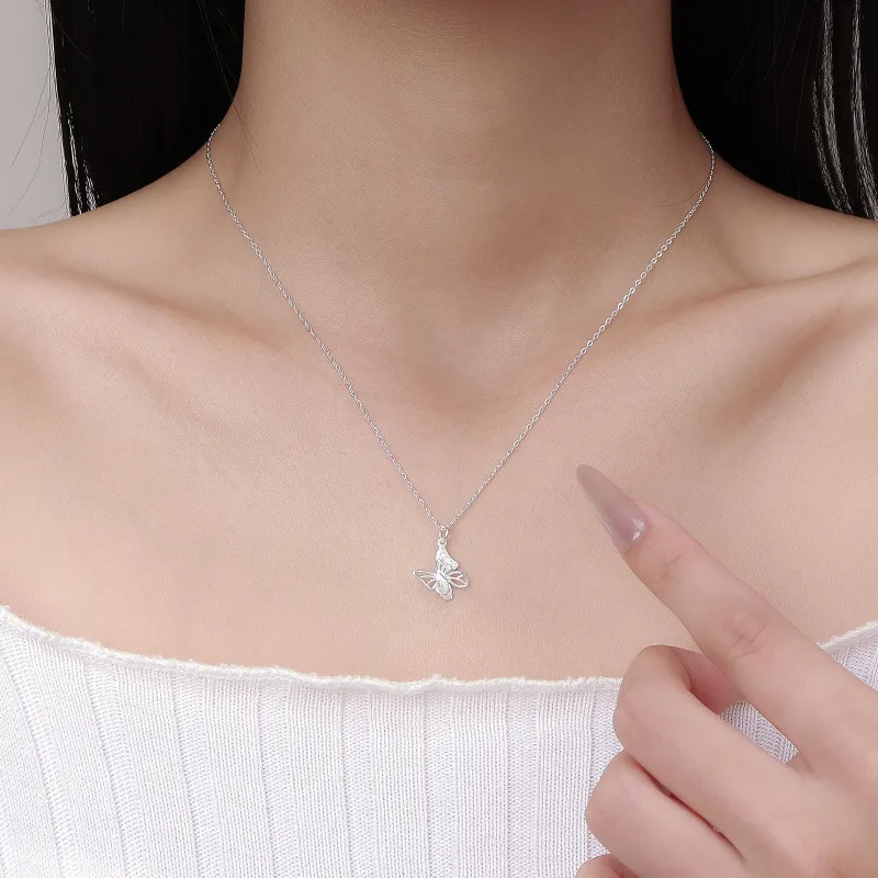 Hi There S999 Silver Necklaces Women's-4