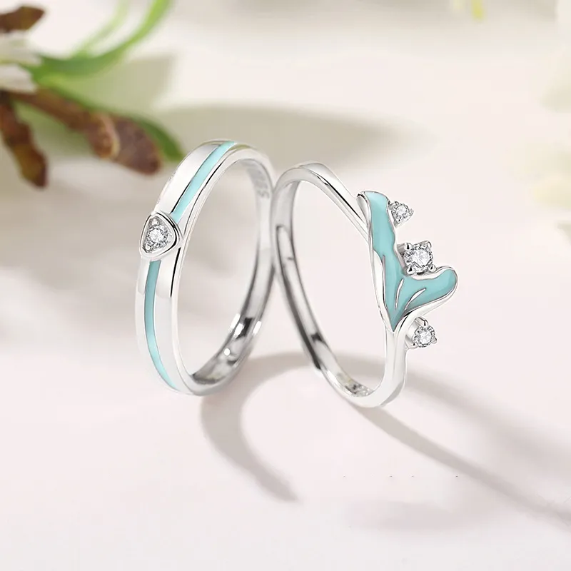 Hi There S925 Silver Rings Unisex-4