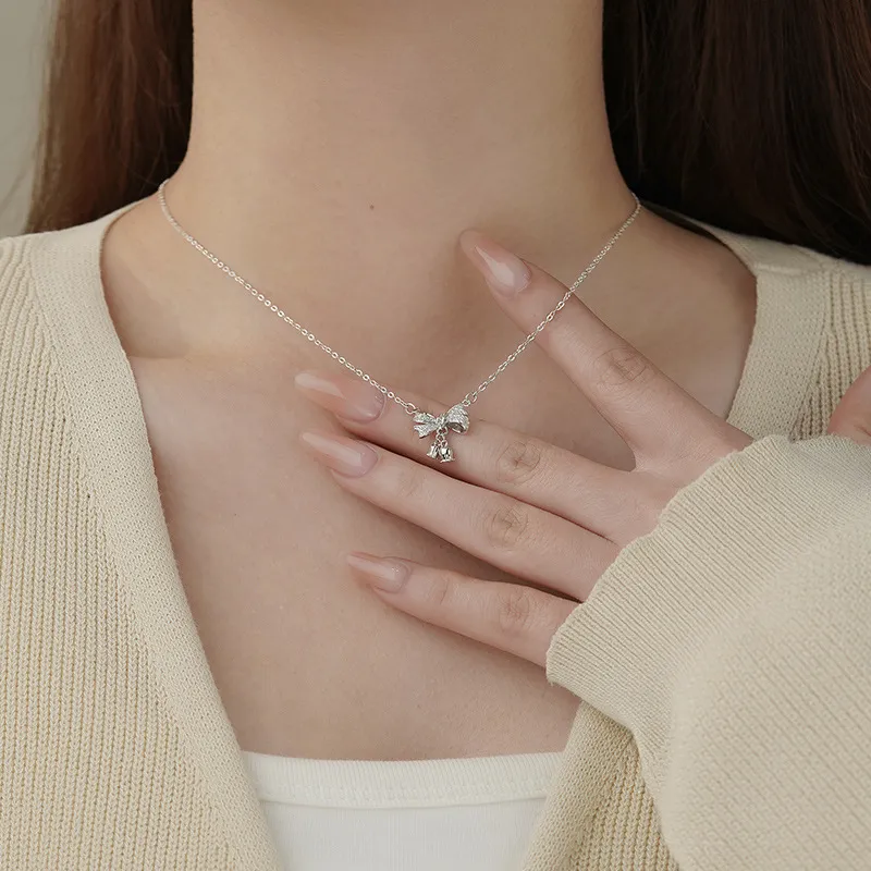 Hi There S999 Fine Silver Necklaces Women's-1