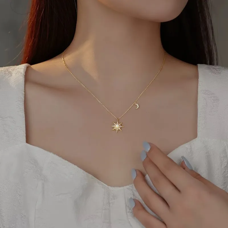 Hi There S925 Silver Necklaces Women's-2