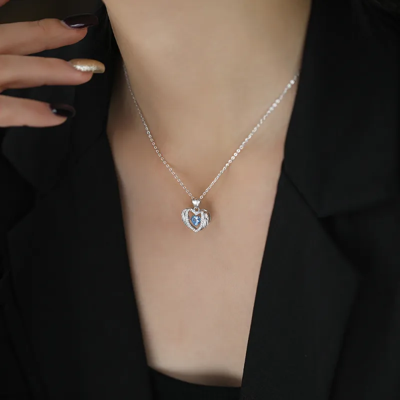 Hi There S999 Fine Silver Necklaces Women's-4