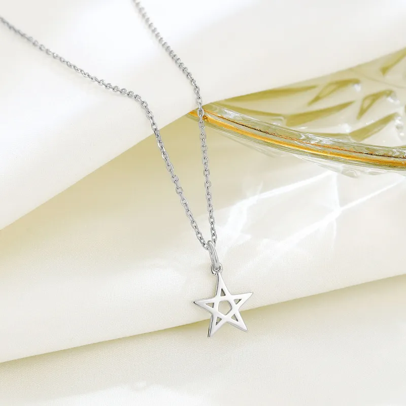 Hi There S925 Silver Necklaces Women's-2