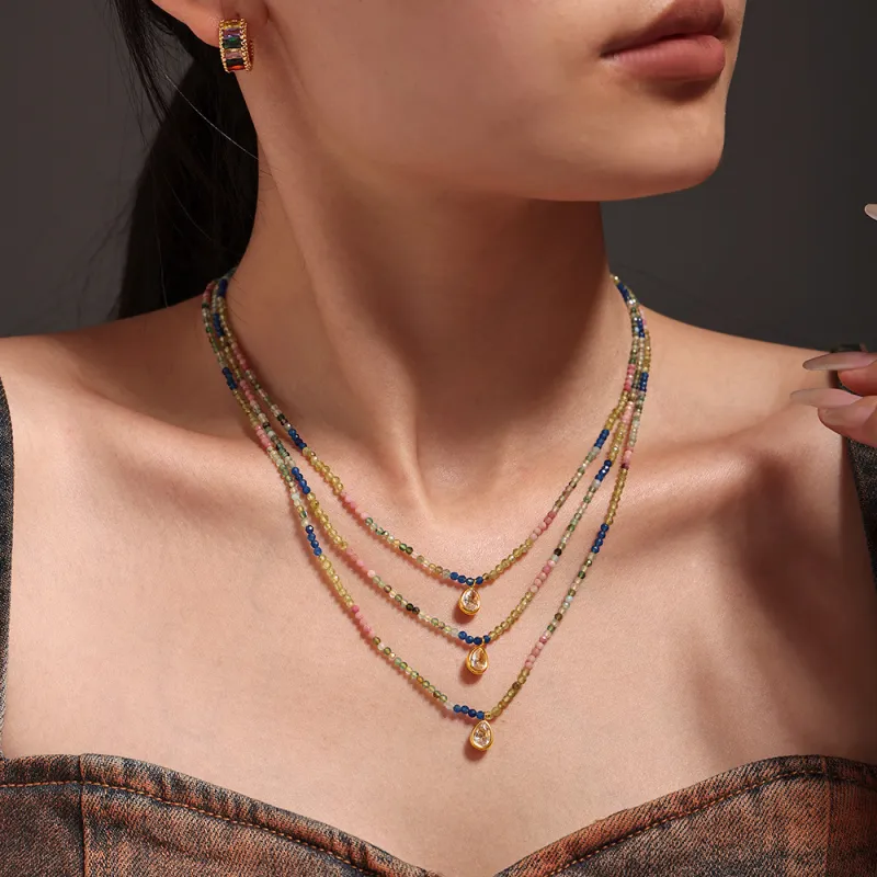 Hi There S925 Silver Necklaces Women's-3