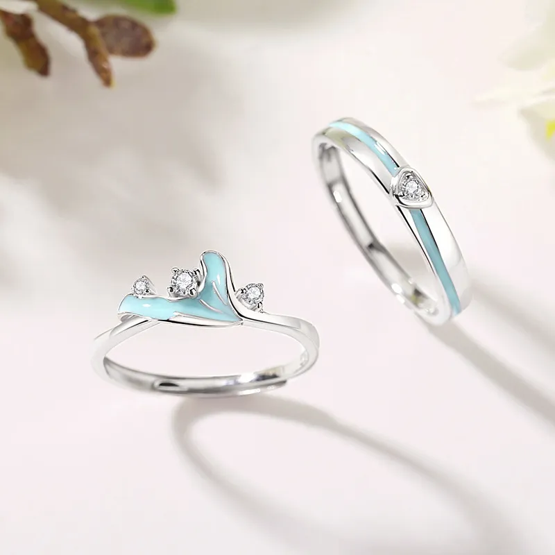 Hi There S925 Silver Rings Unisex-2