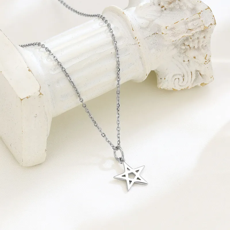Hi There S925 Silver Necklaces Women's-1