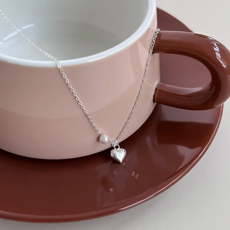 Hi There S925 Silver Necklaces Women's-4