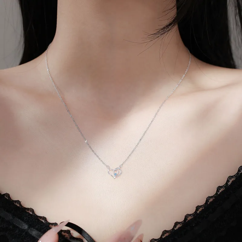 Hi There S999 Fine Silver Necklaces Women's-3