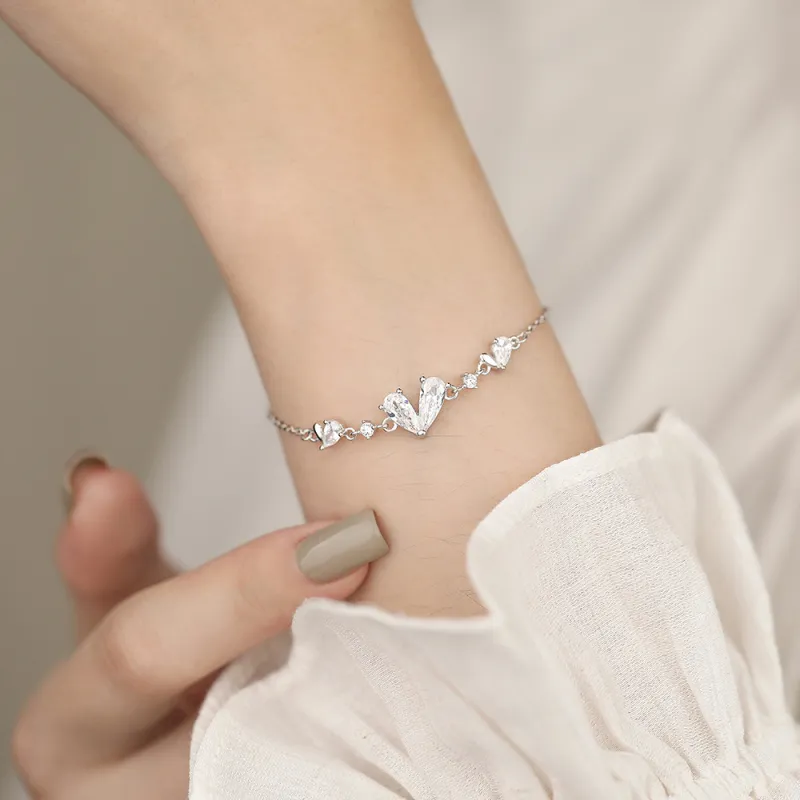 Hi There S999 Fine Silver Bracelets Women's-5