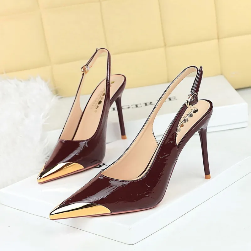 BIGTREE Slim Heel High Heels Women's-8