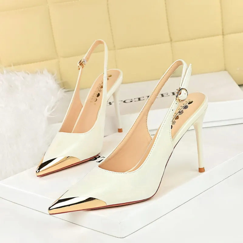BIGTREE Slim Heel High Heels Women's-11