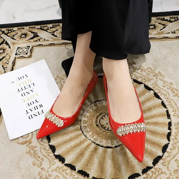 BIGTREE Slim Heel High Heels 4.5cm Women's-5