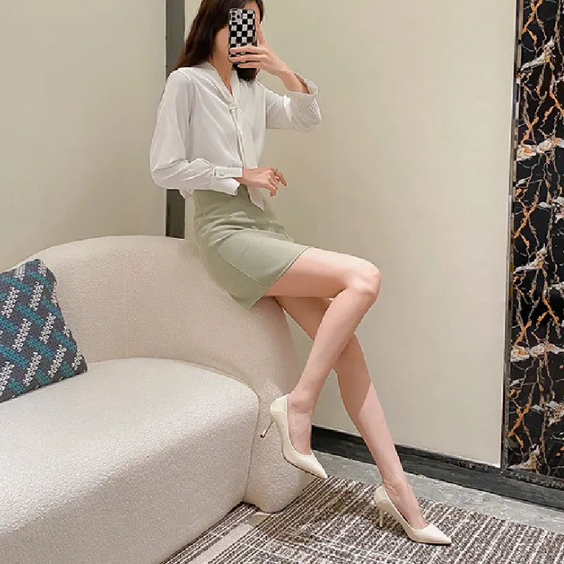 BIGTREE Slim Heel High Heels Women's-6