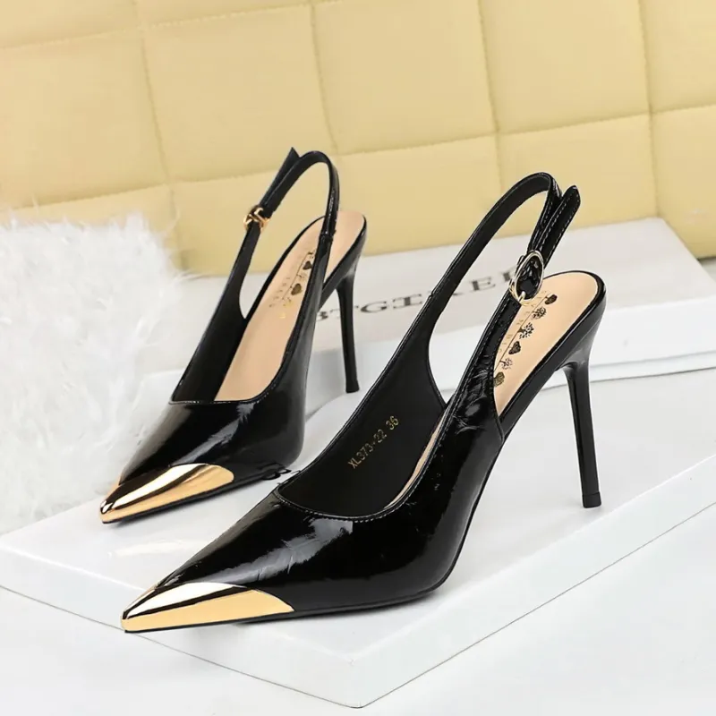 BIGTREE Slim Heel High Heels Women's-2