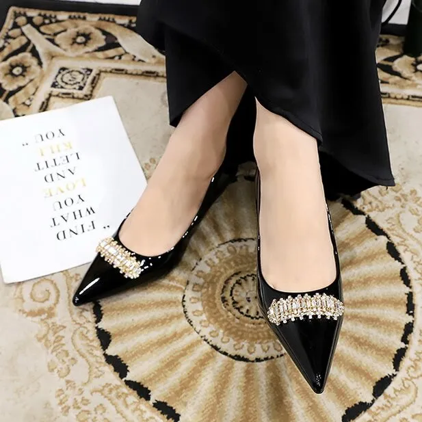 BIGTREE Slim Heel High Heels 4.5cm Women's-3