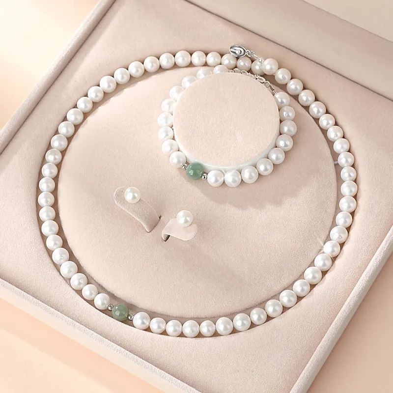 QIANCHANG Pearl Necklaces Women's-1